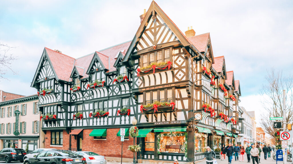 Building in Princeton, NJ, one of the most charming small towns near New York City
