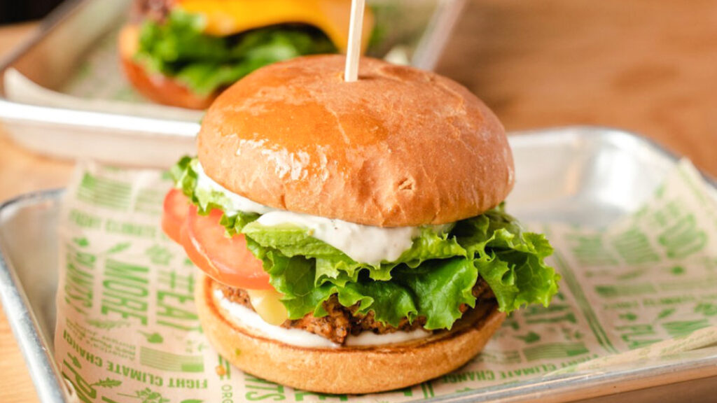 Food at Next Level Burger, one of the best places for burgers in Brooklyn