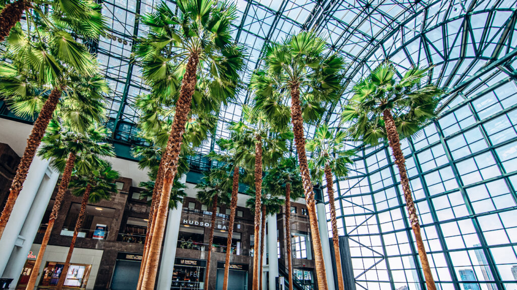 Inside of Brookfield Place, one of the best places to shop in New York City